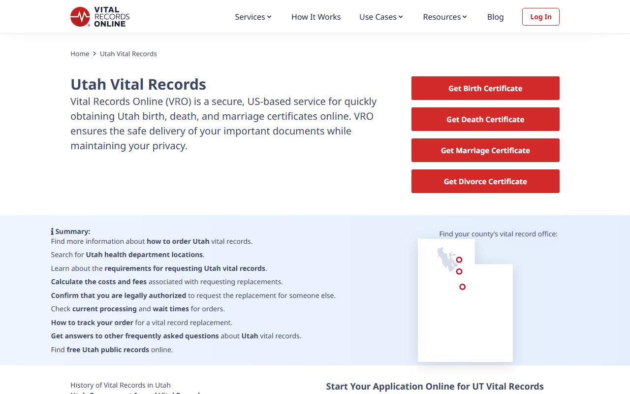 American Fork birth records resource for Utah County vital records